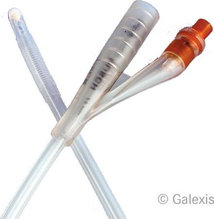 Image du produit Aquaflate Cathéter à ballonnet Brillant CH16 silicone cylindrique stérile 5 pces