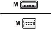 Produktbild Helos USB-Kabel USB (M) bis Mini-USB, Typ B (M) (1 m, USB 2.0)