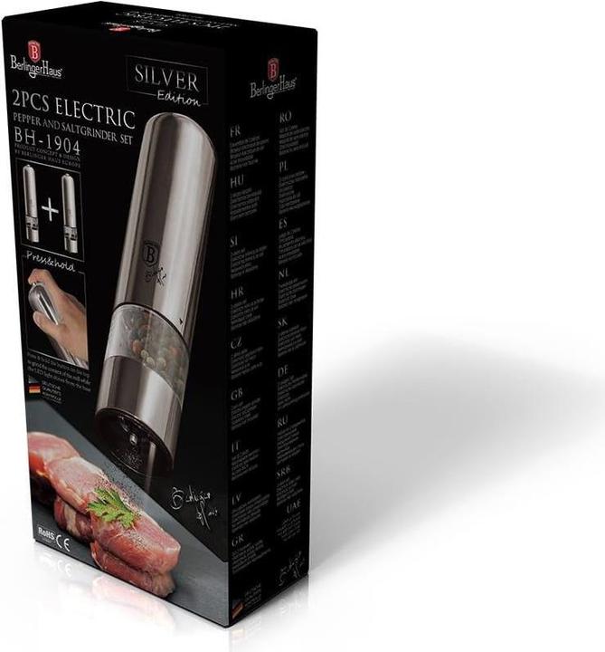 Actual product image BerlingerHaus Electric Mill Kit Berlinger House Bh-1904 (Salt, Pepper)