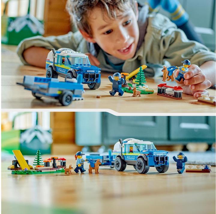Produktbild LEGO Mobiles Polizeihunde-Training (60369, LEGO City)
