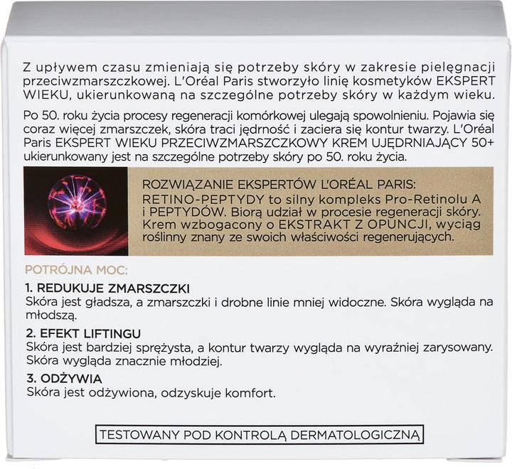 Actual product image L'Oréal Paris L'Oréal Age Specialist Ekspert Age 50+ anti-wrinkle firming day cream 50ml (50 ml, Day cream)