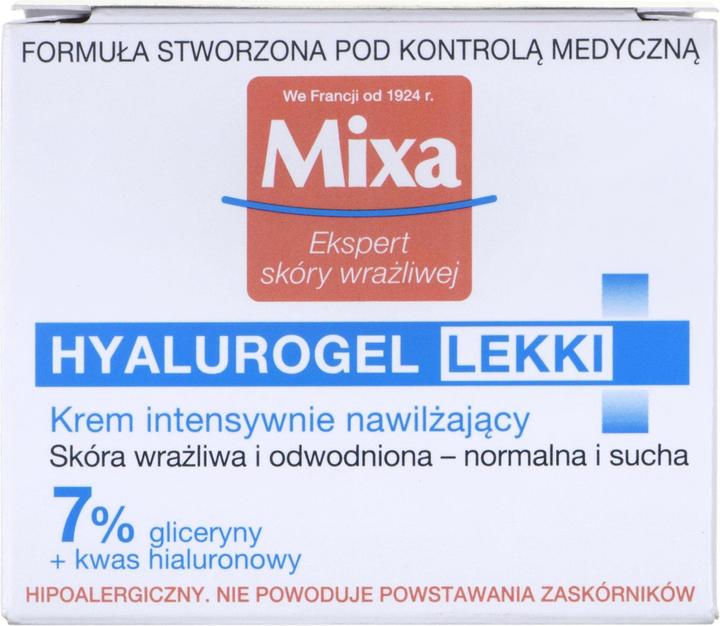 Produktbild Mixa intensely moisturizing face cream for sensitive skin 50 ml (50 ml, Tagescreme)