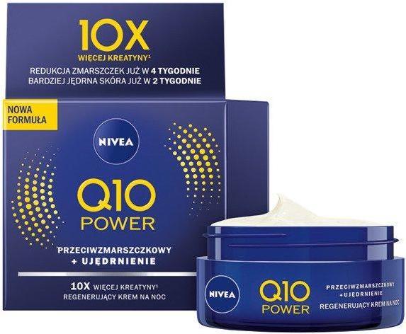 Actual product image NIVEA Q10 Power Moisturizing Anti-Wrinkle Night Cream 50ml (50 ml, Night cream)