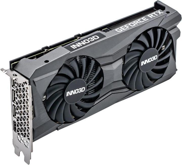 Actual product image Inno3D GeForce RTX 3050 8GB Twin X2 OC vaizdo plokštė - 8GB DDR6, 3x DisplayPort/1x HDMI (8 GB)