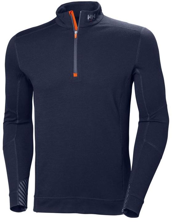 Image du produit Helly Hansen HH Workwear Lifa Merino uld undertrøje med lange aermer og zip 75107 navy 2XL (XXL)
