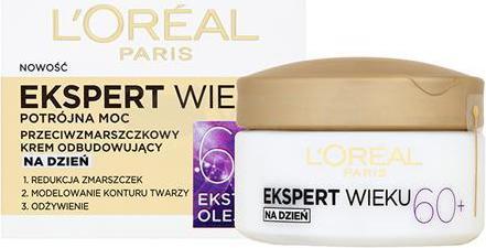 Image du produit L'Oréal Paris L'Oréal Age Specialist Expert Age 60+ crème anti-rides reconstituante pour le jour 50ml (50 ml, Crème de jour)