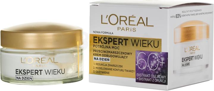 Image du produit L'Oréal Paris L'Oréal Age Specialist Expert Age 60+ crème anti-rides reconstituante pour le jour 50ml (50 ml, Crème de jour)