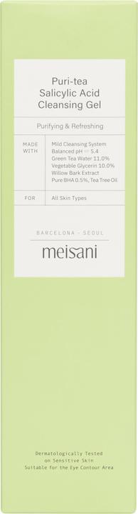 Image du produit Meisani Gel nettoyant à l'acide salicylique Puri-tea (Gel, 150 ml)
