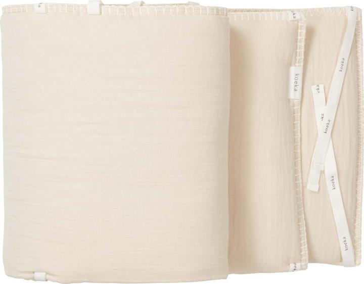 Koeka Laufstall- / Bettumrandung Faroo warm white (180 cm, 30 cm)