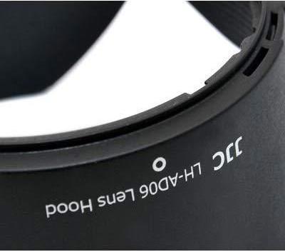 Actual product image JJC lens hood Tamron Ad06 sun visor