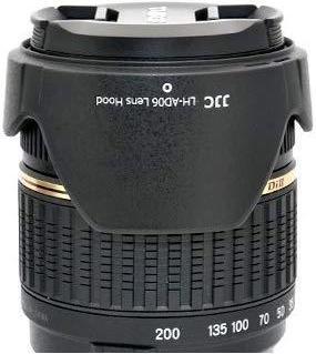 Actual product image JJC lens hood Tamron Ad06 sun visor