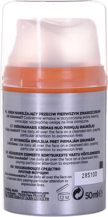 Actual product image L'Oréal Paris L'Oréal Men Expert Stop Wrinkles 35+ moisturizing anti-wrinkle cream 50ml (50 ml, 24h cream)