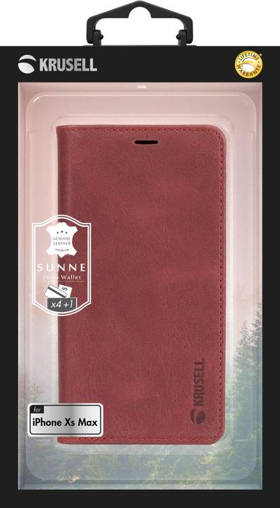 Actual product image Krusell Sunne 4 Card FolioWallet Apple (Apple iPhone XS Max)