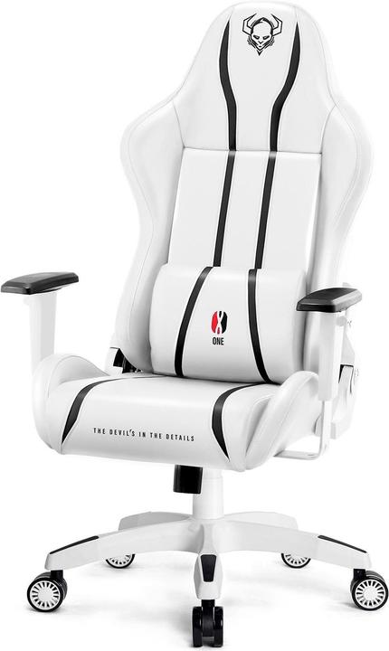 Actual product image Diablo Gaming chair X-One 2.0 Gaming Chair King, White-black