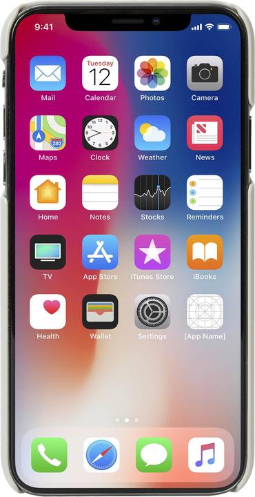 Produktbild Krusell Tanum Cover Apple iPhone XS nude/grau (Apple iPhone X)