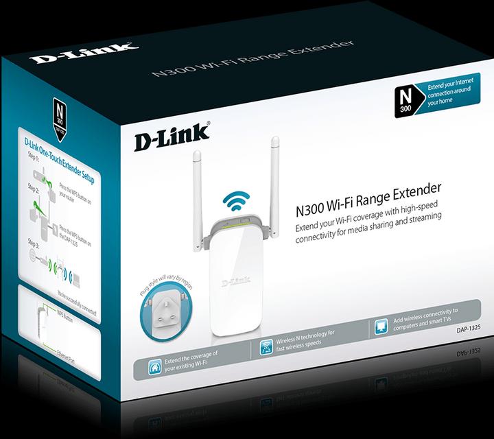 Produktbild D-Link DAP-1325 N300 Range Extender (300 Mbit/s)