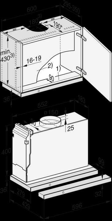 Produktbild Miele DAS 4630 (Flachschirmhaube)
