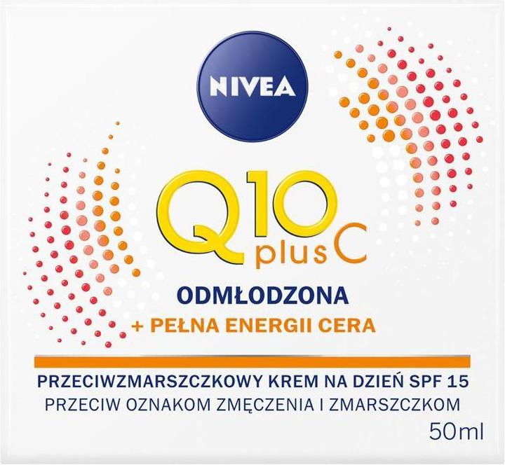 Image du produit NIVEA Crème de jour anti-rides Q10 Plus C SPF15 50ml (50 ml, Crème de jour, SPF 15)