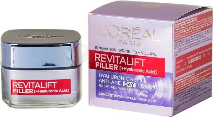 Immagine prodotto L'Oréal Paris L'Oréal Revitalift Filler (HA) crema viso con acido ialuronico 50ml (50 ml, Crema da giorno)