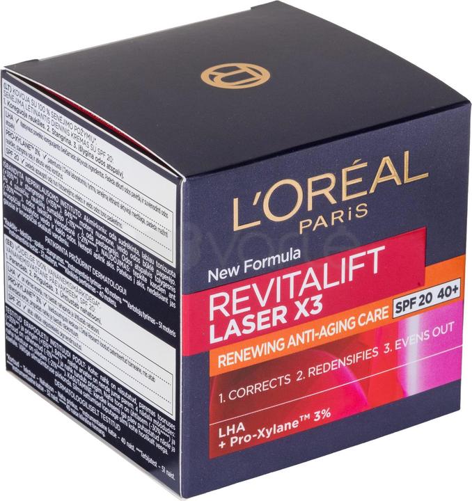 Produktbild L'Oréal Paris L'Oréal Revitalift laser day face cream SPF20 50ml (50 ml, Tagescreme, SPF 20)