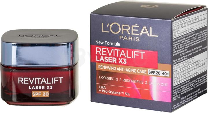 Produktbild L'Oréal Paris L'Oréal Revitalift laser day face cream SPF20 50ml (50 ml, Tagescreme, SPF 20)
