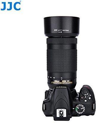 Actual product image JJC lens hood Nikon Hb-77 lens hood