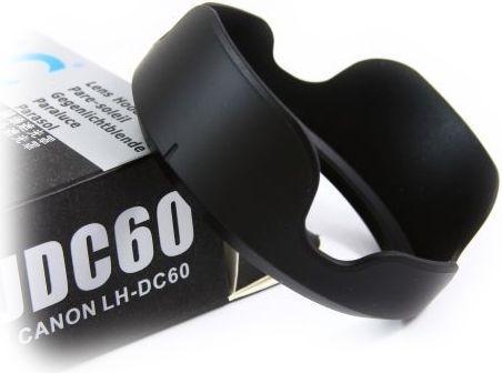 Actual product image JJC lens hood Canon Lh-dc60 hood for Sx30 Sx20 Sx10 Sx1 Is