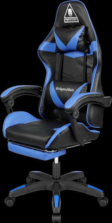 Image du produit Krüger&Matz Fauteuil de jeu Warrior GX-150 Gaming Chair, noir-bleu