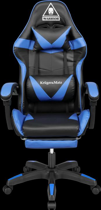Image du produit Krüger&Matz Fauteuil de jeu Warrior GX-150 Gaming Chair, noir-bleu