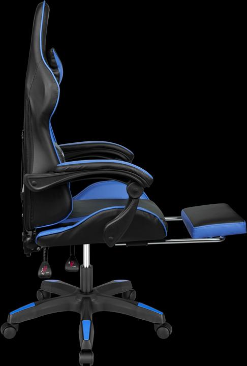 Image du produit Krüger&Matz Fauteuil de jeu Warrior GX-150 Gaming Chair, noir-bleu