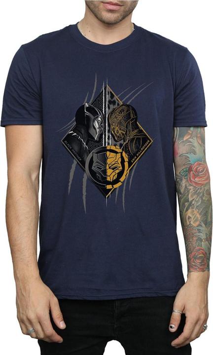 Image du produit Mens Black Panther Vs Killmonger T-Shirt (XXL)