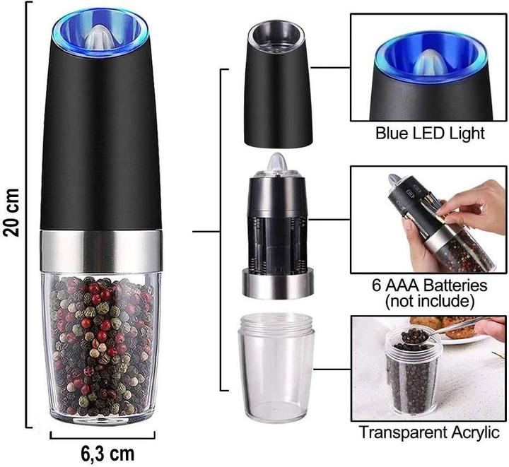 Produktbild Kinghoff King Hoff Set of two grinders for salt and pepper, KH-1618 (Diverse Gewürze)