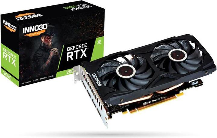 Produktbild Inno3D GeForce RTX 2060 Twin X2 6GB GDDR6 (N20602-06D6-1710VA15L) (6.14 GB)
