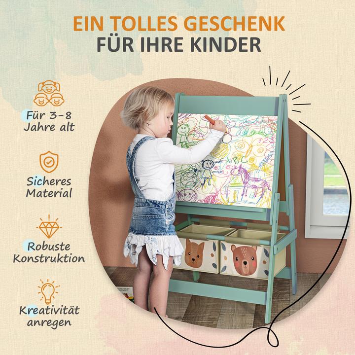 Actual product image Aiyaplay Children's board with paper roll and hanging bag