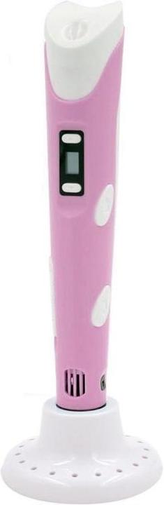 Actual product image Riff Fantasy 3D Pen Print Pen for Kids with 1.75mm ABS / PLA AC Wire Powered by AC Pink (PLA, ABS, 1.75 mm, 120 g, Pink)