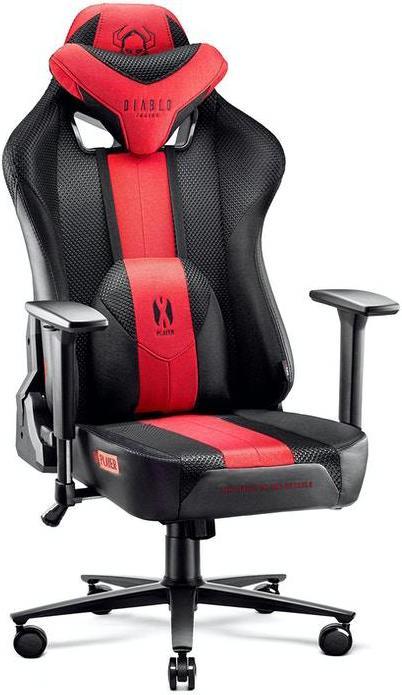 Immagine prodotto Diablo Sedia da gioco X-Player 2.0 Gaming Chair Kids, nero-rosso
