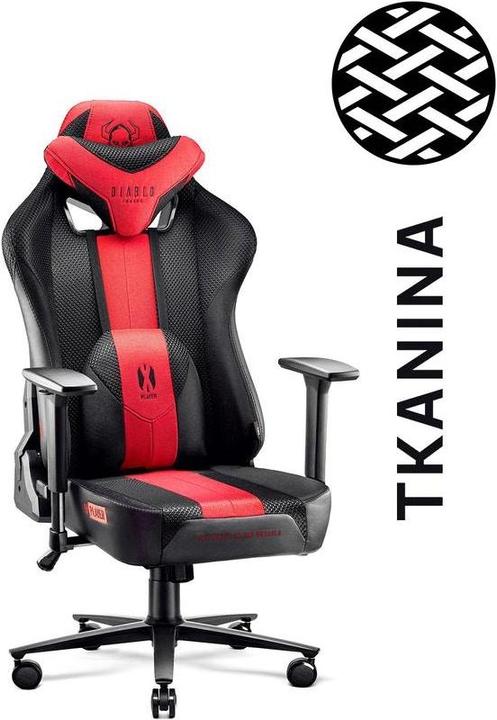 Immagine prodotto Diablo Sedia da gioco X-Player 2.0 Gaming Chair Kids, nero-rosso