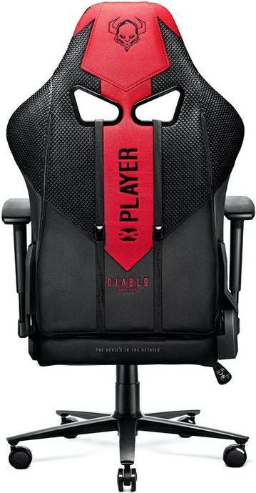 Immagine prodotto Diablo Sedia da gioco X-Player 2.0 Gaming Chair Kids, nero-rosso
