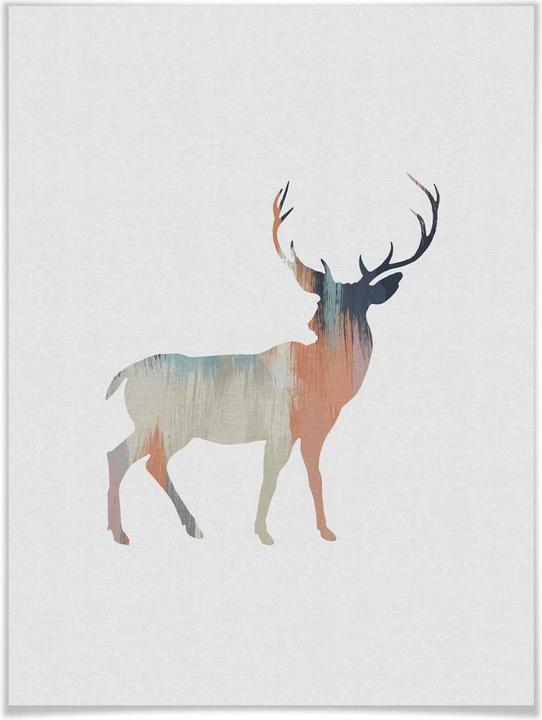 Produktbild Trenddeko Orara Studio - Pastel Deer (24 x 30 cm)