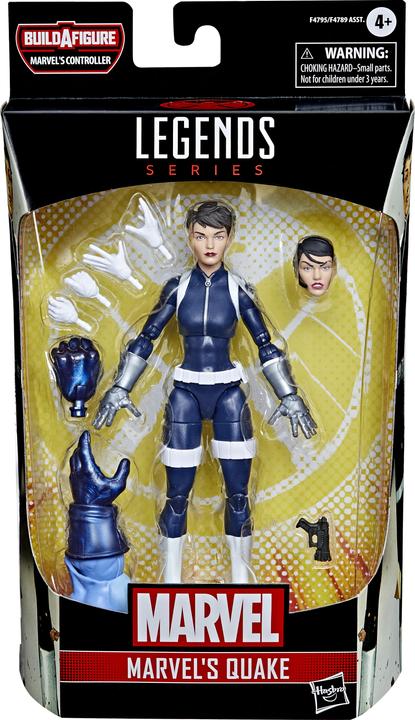 Immagine prodotto Hasbro Serie Leggende Marvel's Quake, action figure alta 15 cm da collezionare, 5 accessori