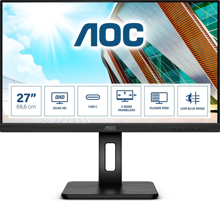 Produktbild AOC Q27P2CA (2560 x 1440 Pixel, 27")