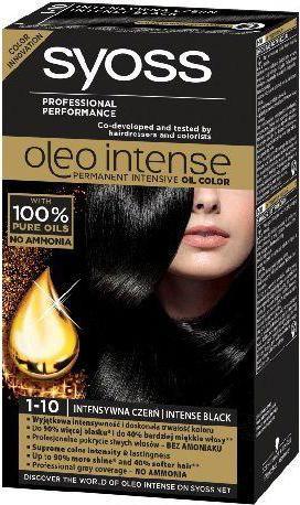 Syoss Oleo Intense Hair Dye 1-10 Noir intense (1-10)