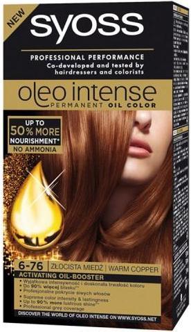 Image du produit Syoss Oleo Intense Hair Dye 6-76 Cuivre doré (6-76 Cuivre d'or)