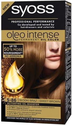 Actual product image Syoss Oleo Intense Hair Dye 5-86 Sweet Brown (5-86 Sweet Brown)