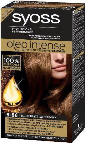 Syoss Oleo Intense Hair Dye 5-86 Sweet Brown (5-86 Sweet Brown)