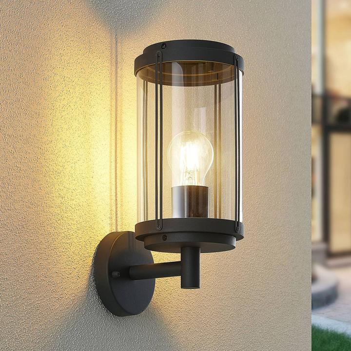 Immagine prodotto Lindby Ojali lampada da parete per esterni, lanterna (E27, IP44)