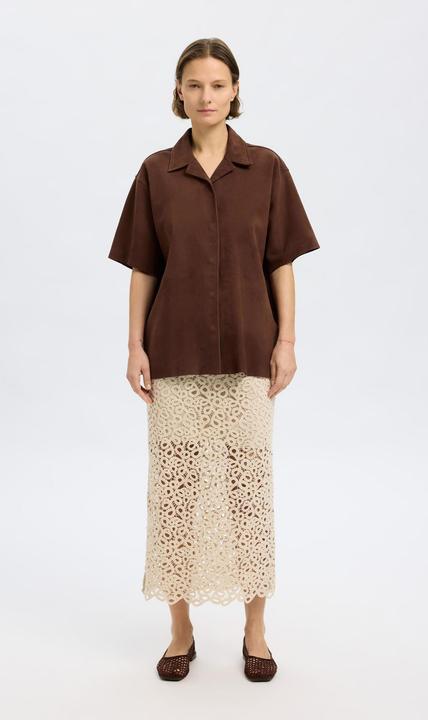 Image du produit Selected Femme 100% Wildleder Kurzarmhemd (42)