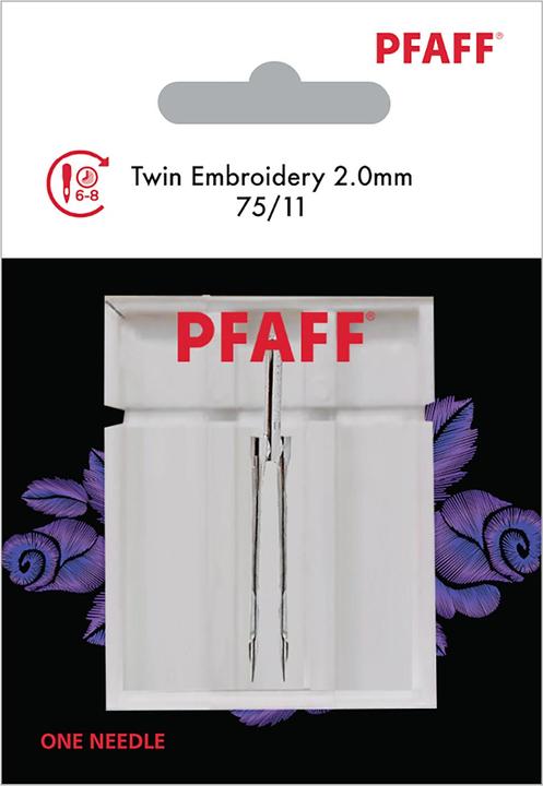 Produktbild Pfaff PF Zwillingsnadel 2MM 75/11 1PK