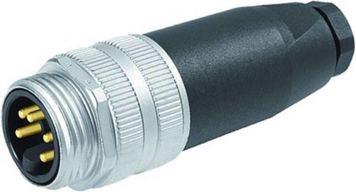 Produktbild Murr Elektronik 7/8″ Stecker ger. selbstanschl. mit Schraubkl. 5-polig Klemmbereich 6-8mm