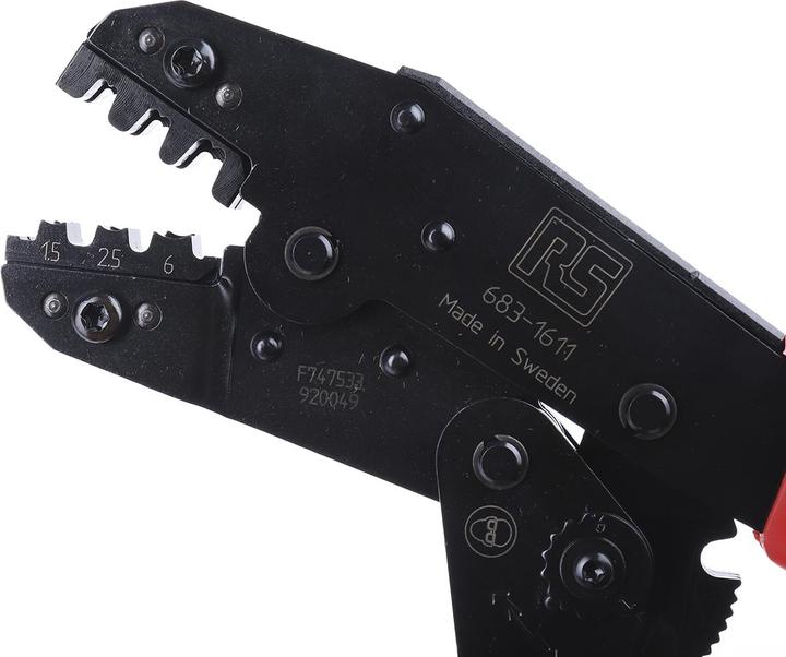 Actual product image Rs Pro Crimp Tool, Open Barrel, 0.5-6 mm (341 mm)